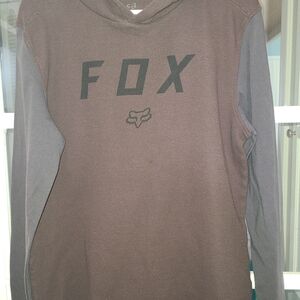 Fox Long Sleeve Shirt - Brown and Gray